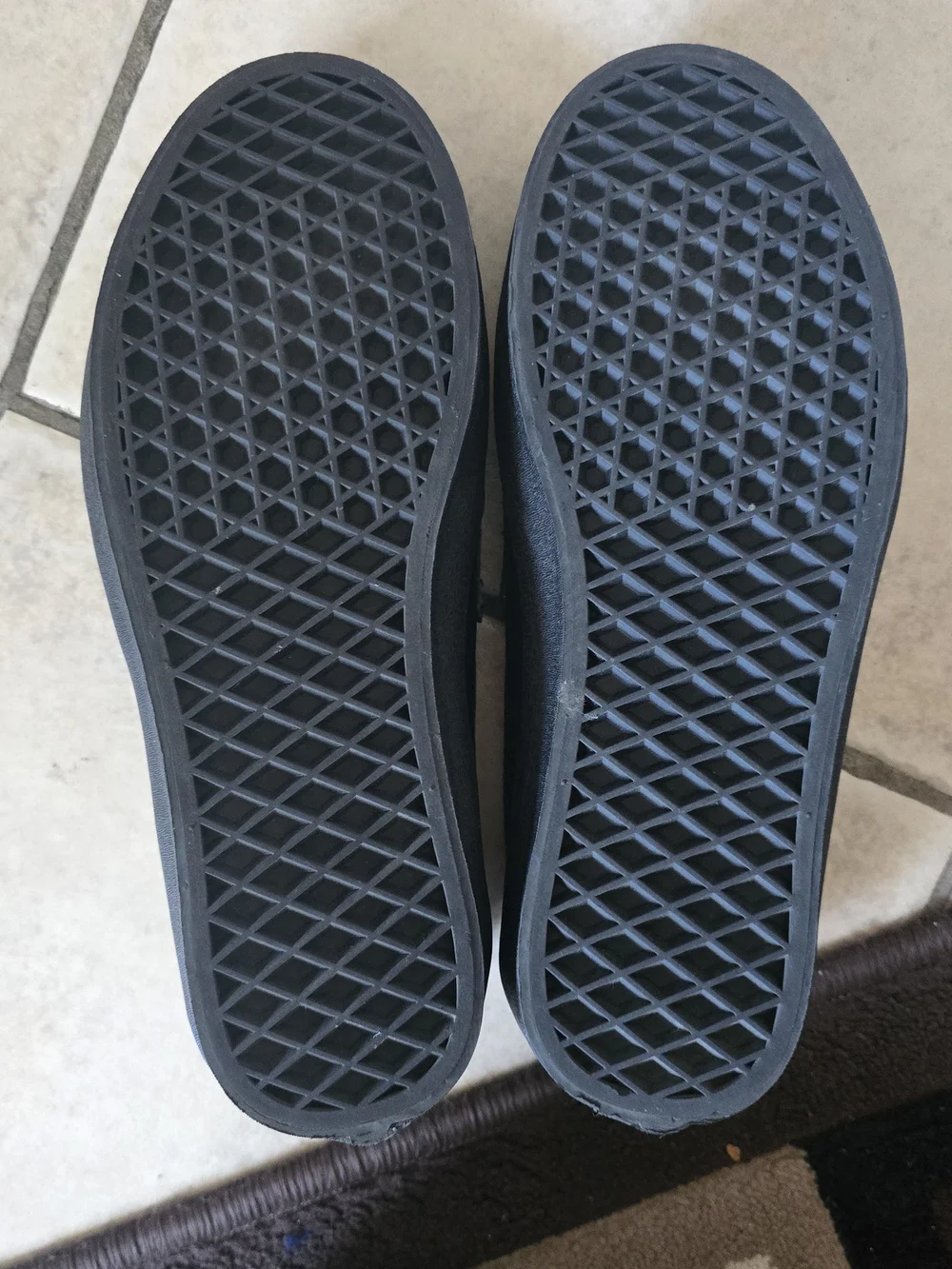 Vans Black Men's Slip-On Loafers